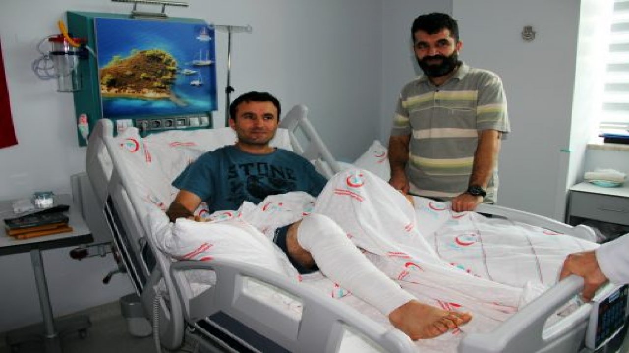 Oruç Binbaşı taburcu ediliyor