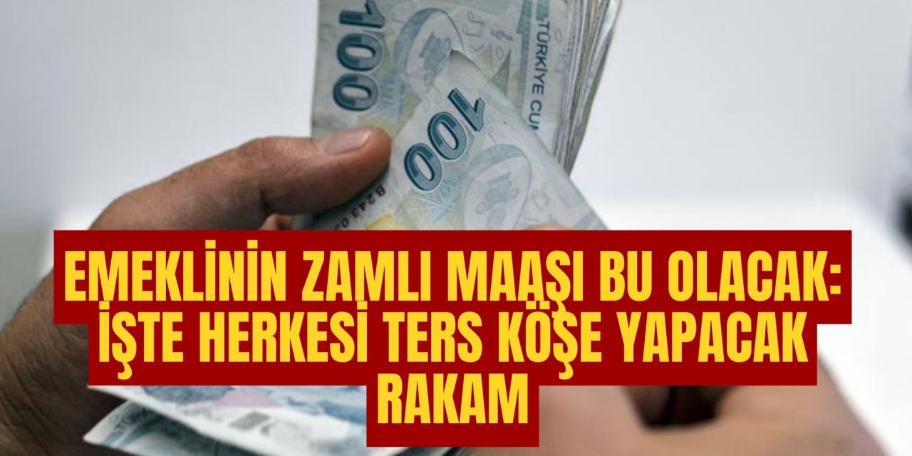 Emeklinin zamlı maaşı bu olacak: İşte herkesi ters köşe yapacak rakam