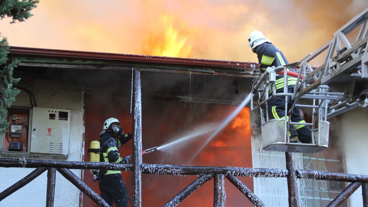 iş yeri yangını