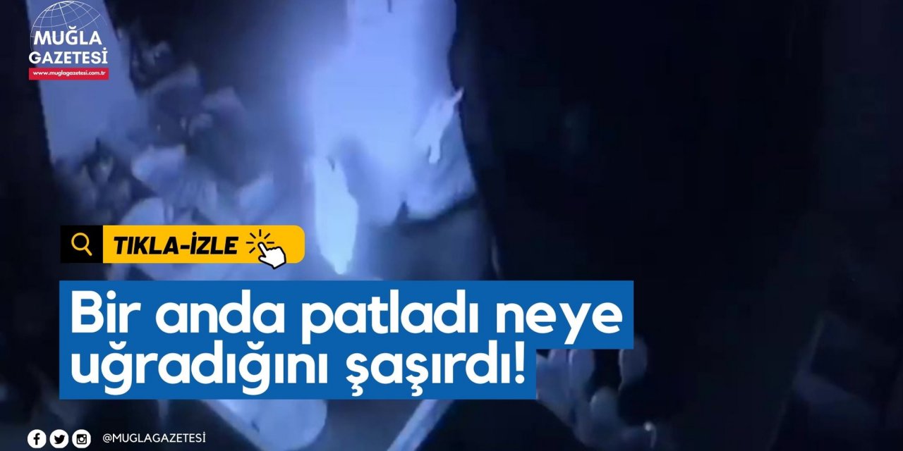 Bir anda patladı neye uğradığını şaşırdı!