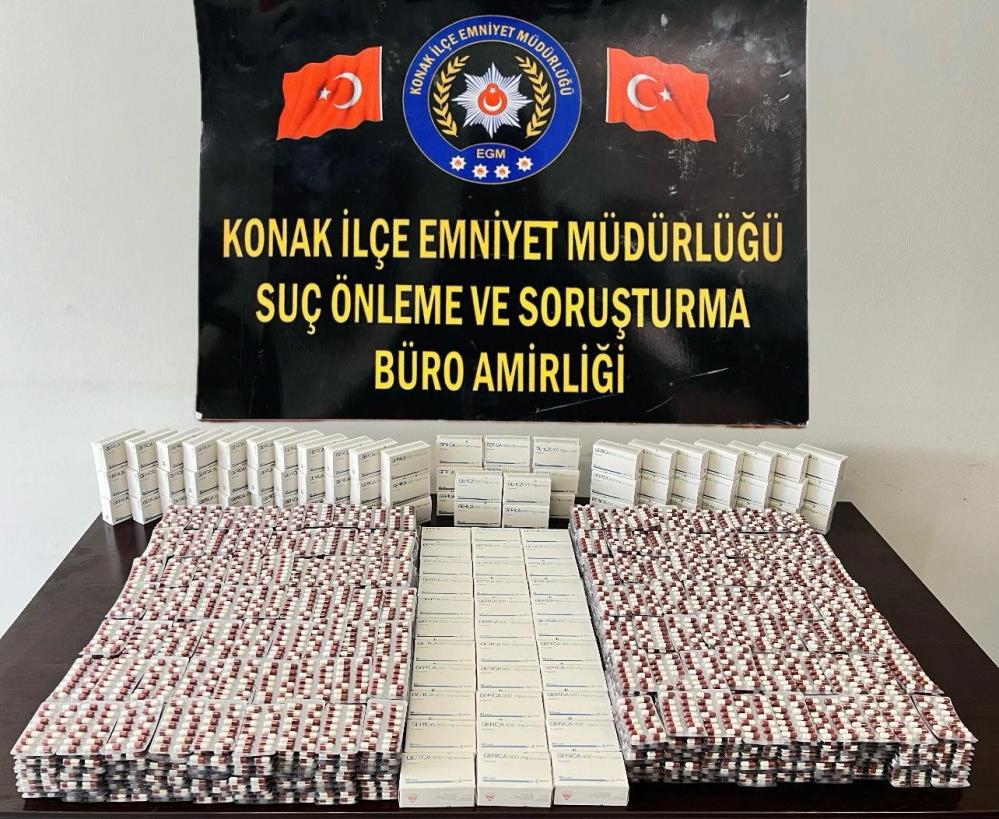 23 bini aşkın sentetik hap ele geçirildi