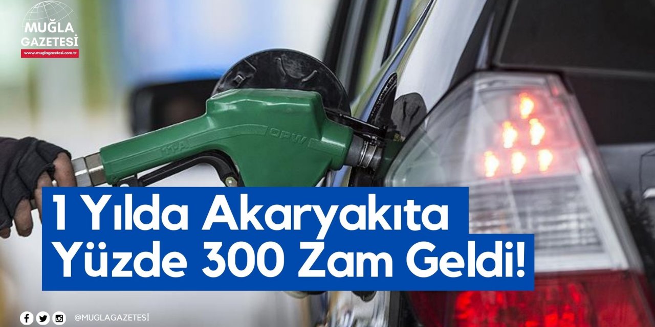 1 Yılda Akaryakıta Yüzde 300 Zam Geldi!