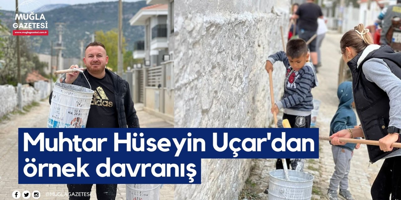 Muhtar Hüseyin Uçar'dan örnek davranış