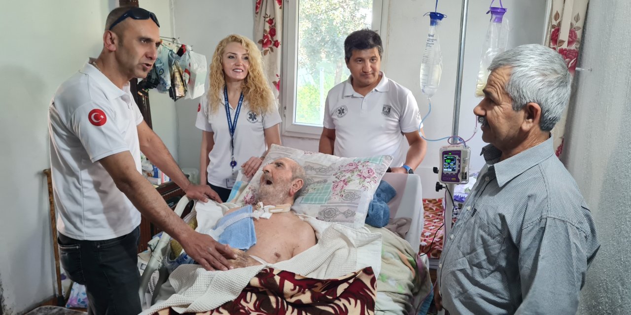 Bodrum Belediyesi, hastalara moral oluyor