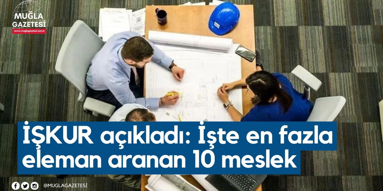 İŞKUR açıkladı: İşte en fazla eleman aranan 10 meslek