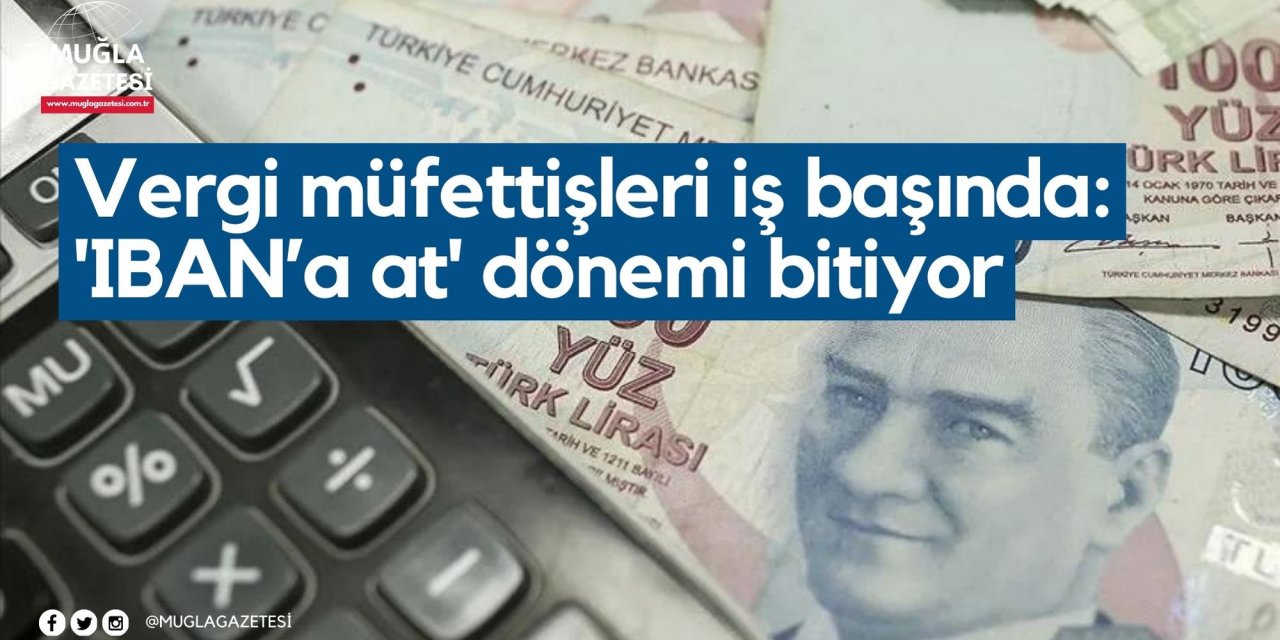 Vergi müfettişleri iş başında: 'IBAN’a at' dönemi bitiyor