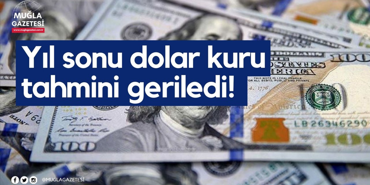 Yıl sonu dolar kuru tahmini geriledi!