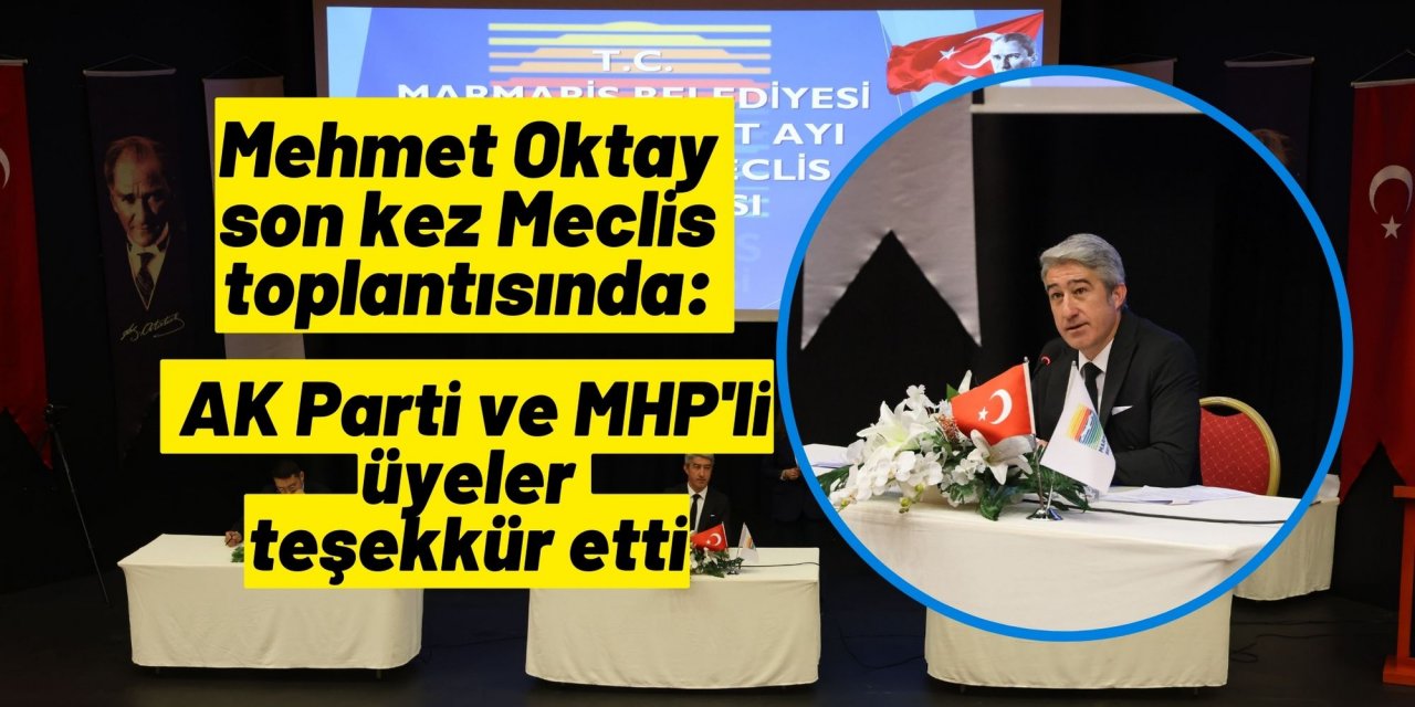 Mehmet Oktay son kez Meclis toplantısında: AK Parti ve MHP'li üyeler teşekkür etti