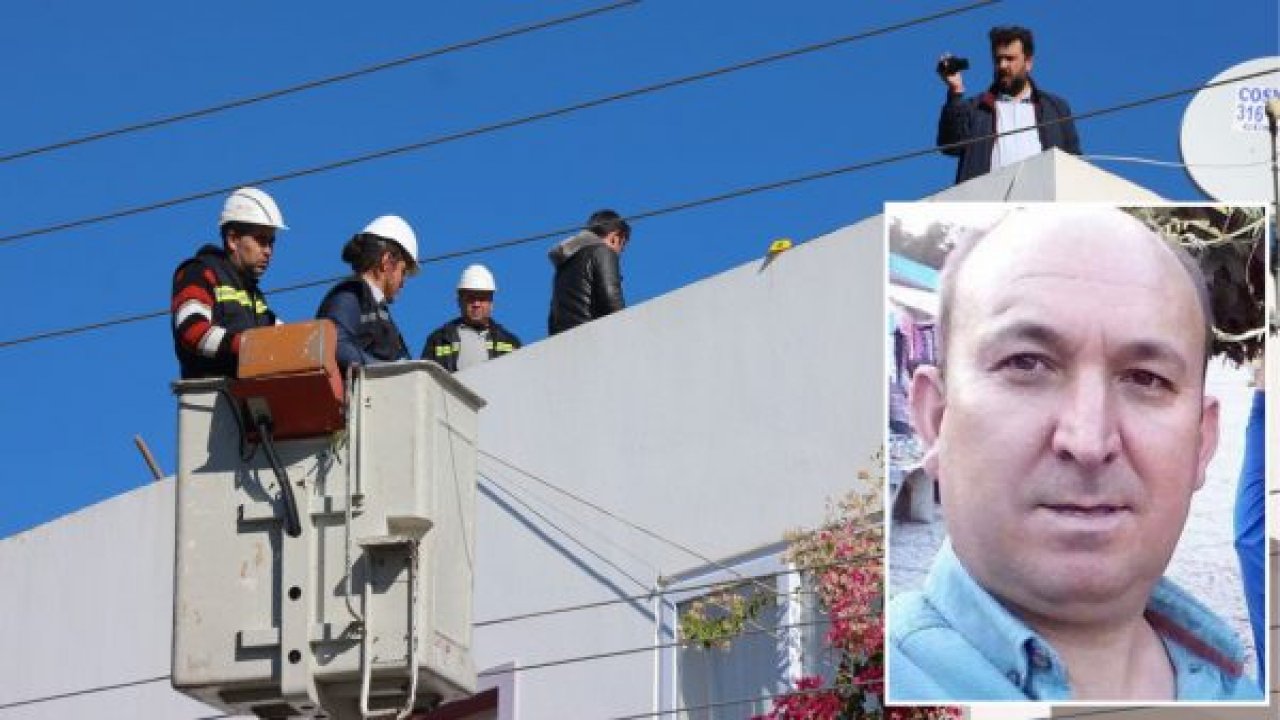 Çamaşır teli takarken elektrik akımına kapıldı