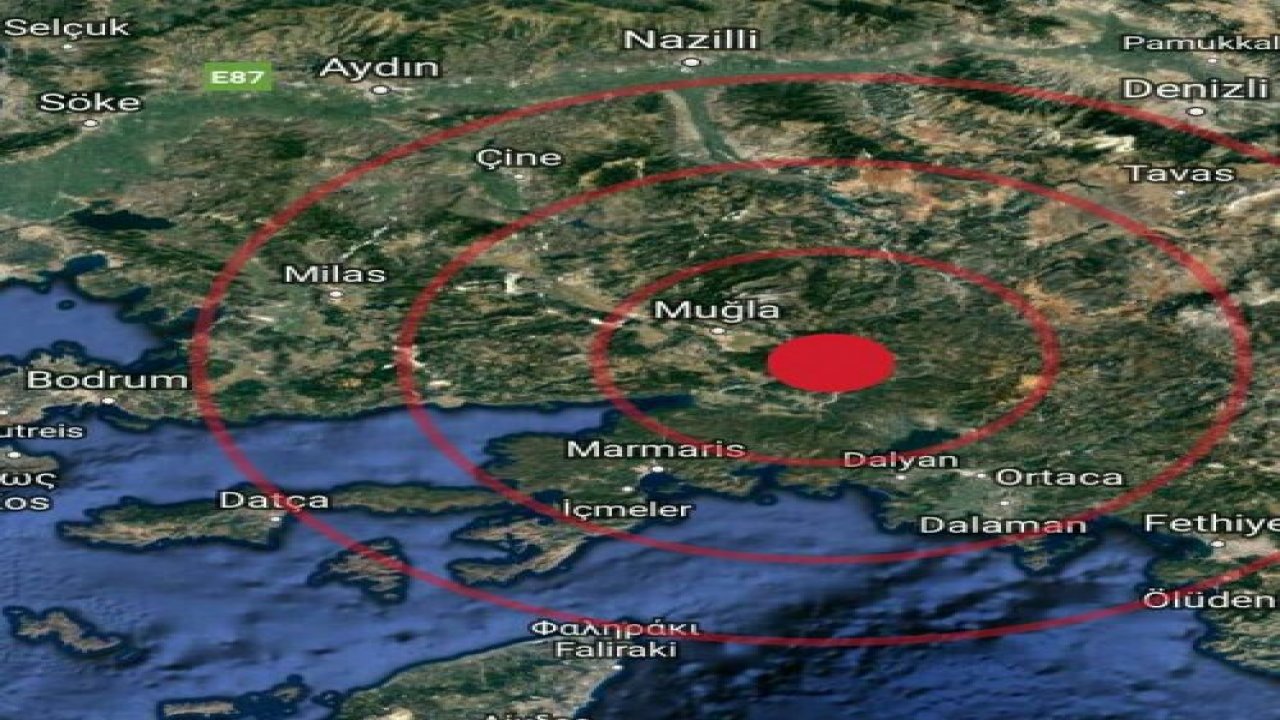 Muğla’da deprem paniği