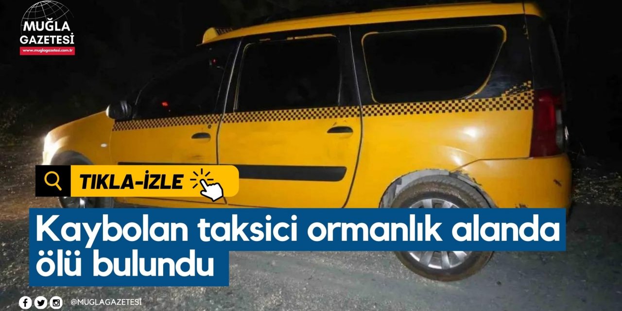 Kaybolan taksici ormanlık alanda ölü bulundu