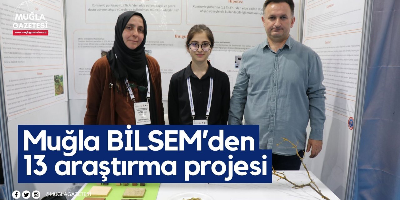 Muğla BİLSEM’den 13 araştırma projesi: Projeler Denizli’de görücüye çıktı