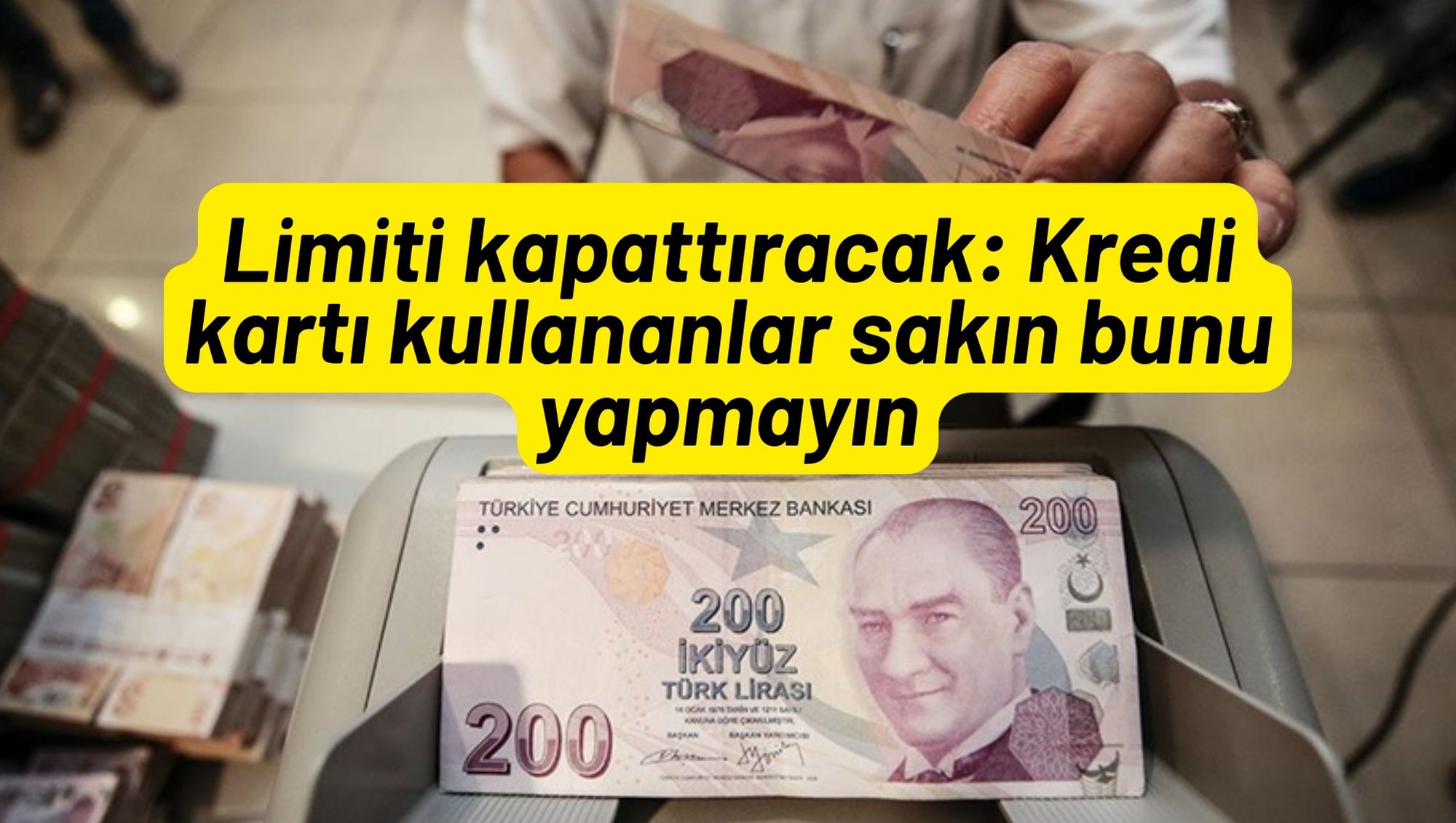 Limiti kapattıracak: Kredi kartı kullananlar sakın bunu yapmayın