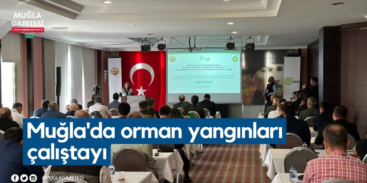 Muğla'da orman yangınları çalıştayı