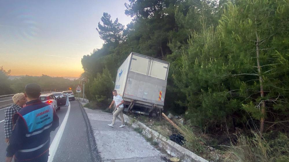 Muğla Sakartepe rampasında kaza