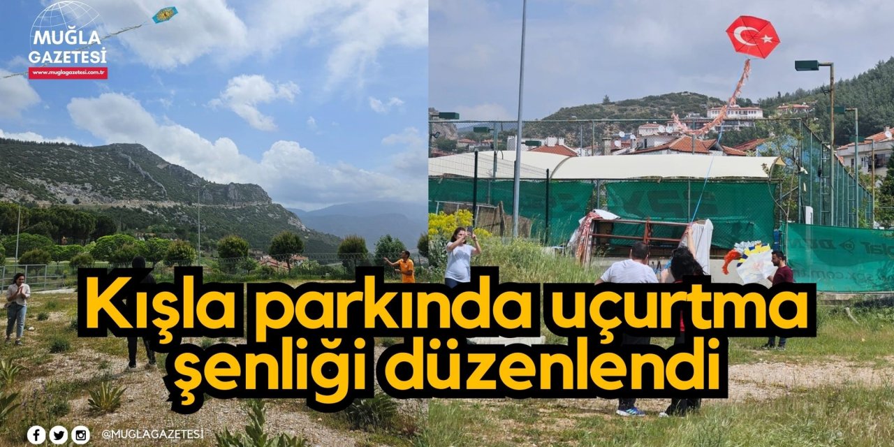 Kışla parkında uçurtma şenliği düzenlendi