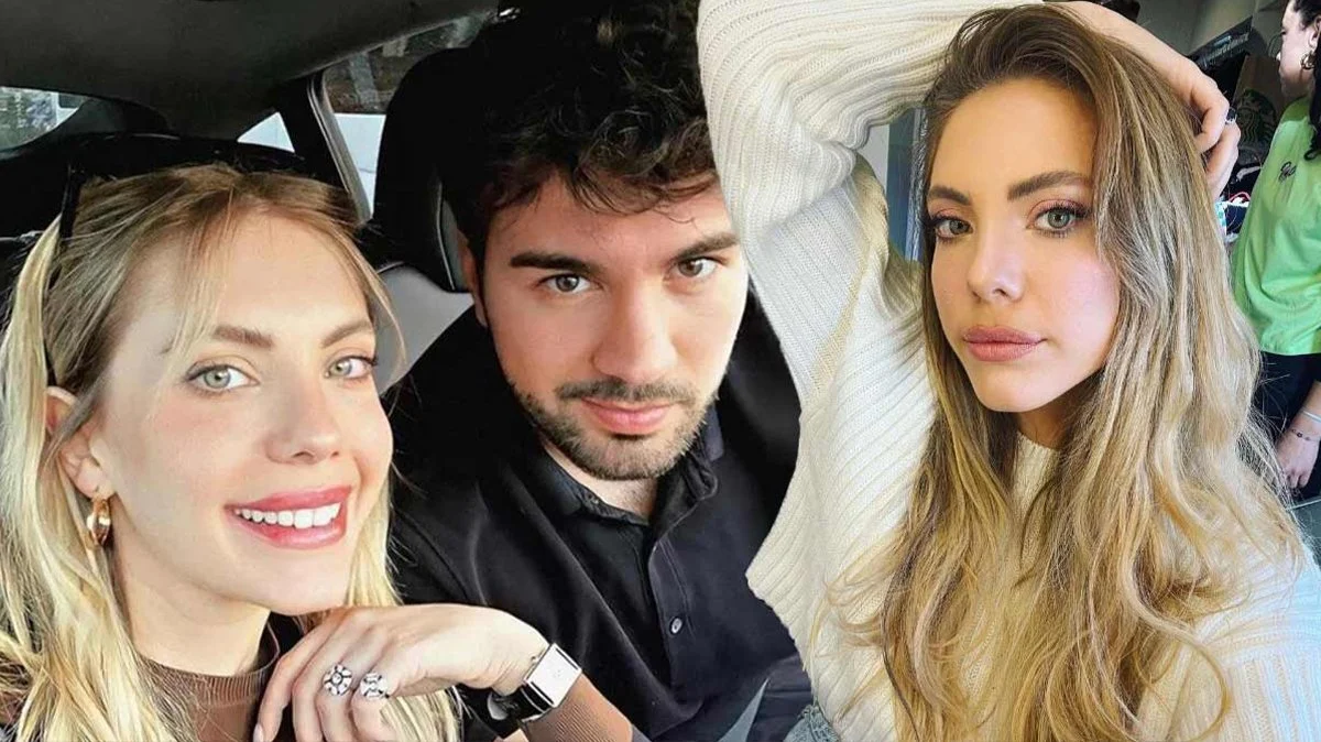 Eda Ece ile Buğrahan Tuncer çiftinden kızları ile ilk aile pozu