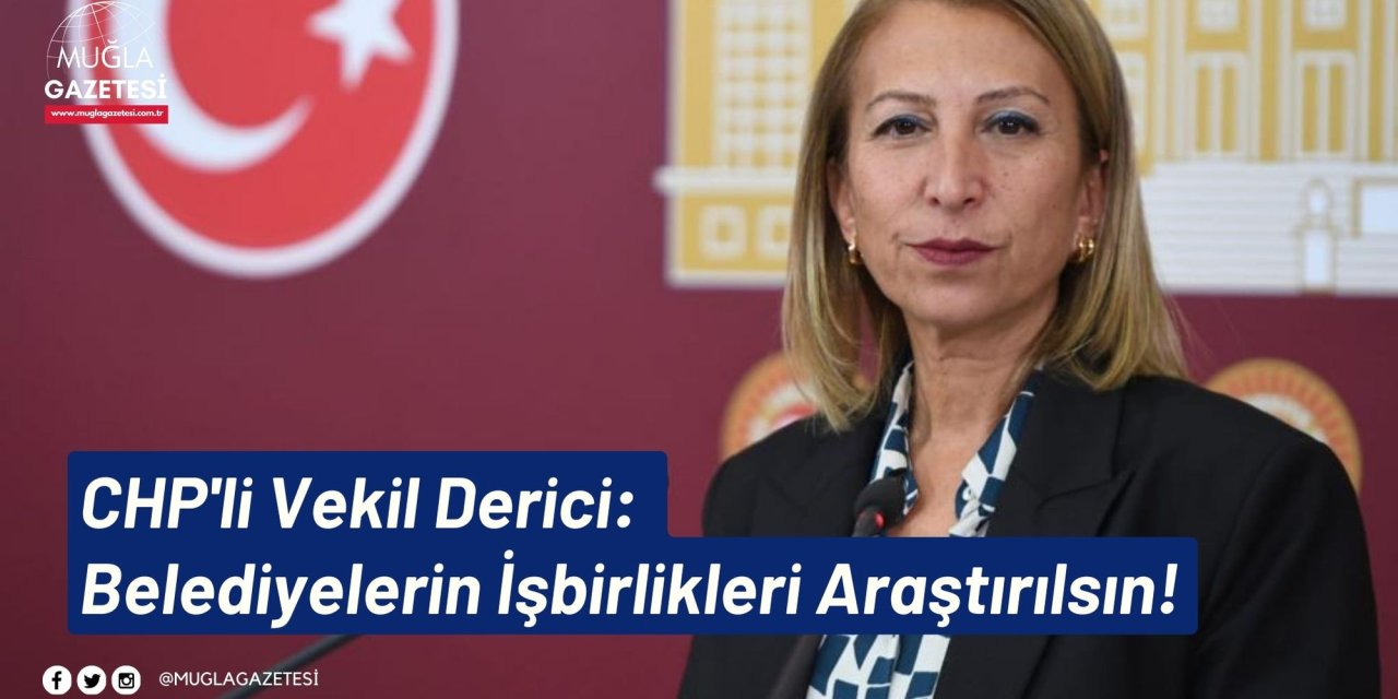 CHP'li Vekil Derici: Belediyelerin İşbirlikleri Araştırılsın!