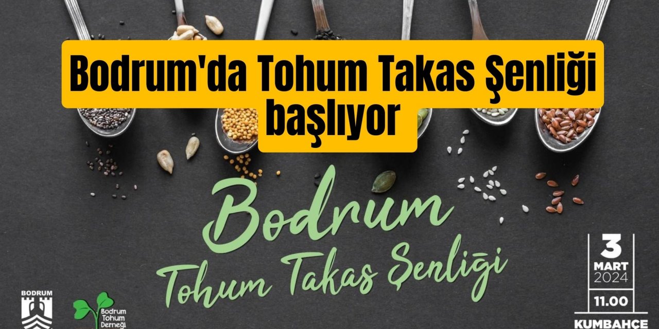 Bodrum'da Tohum Takas Şenliği başlıyor