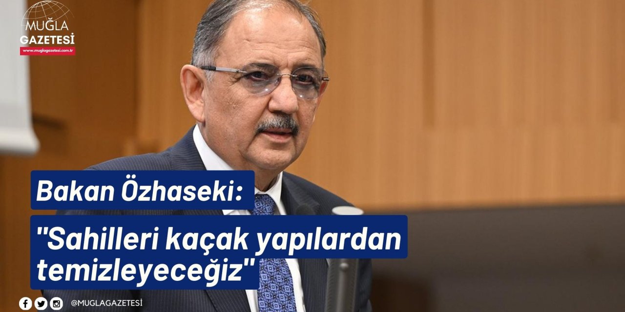 Bakan Özhaseki: 