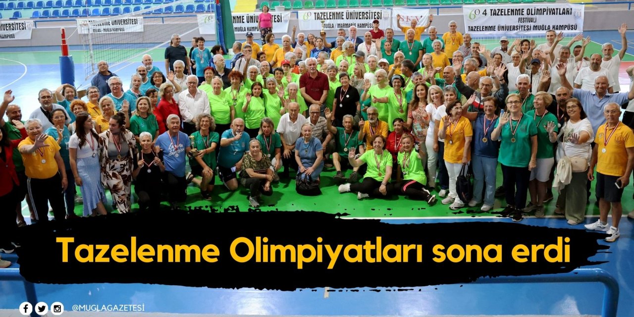 Tazelenme Olimpiyatları sona erdi