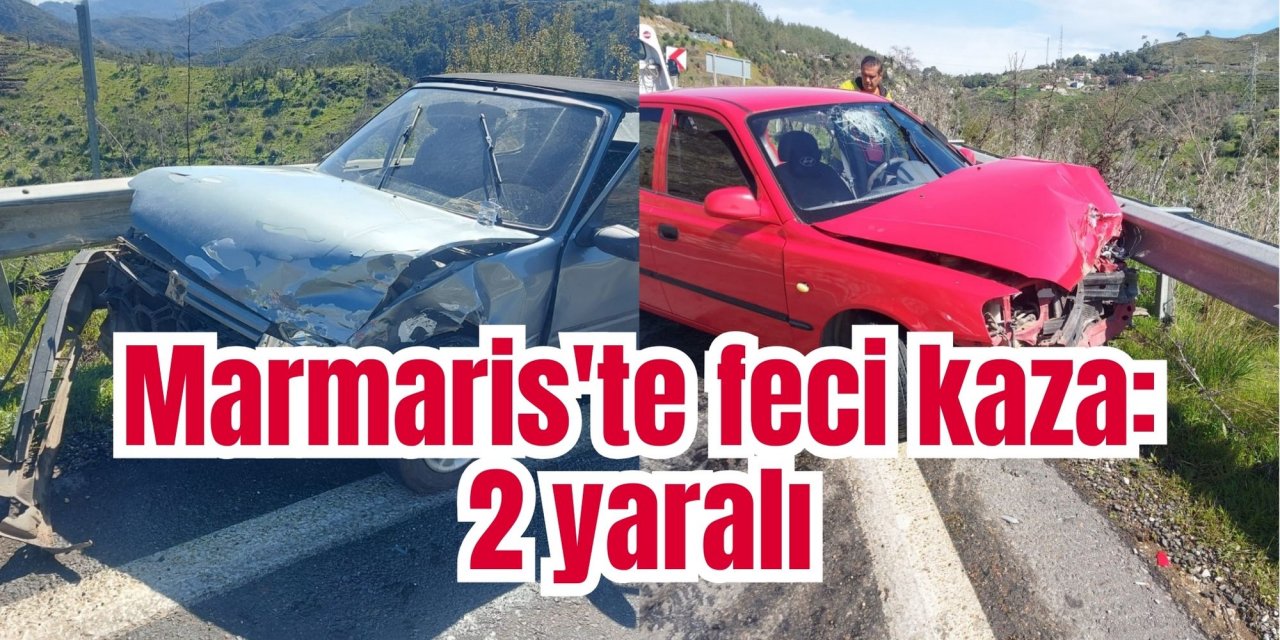 Marmaris'te feci kaza: 2 yaralı