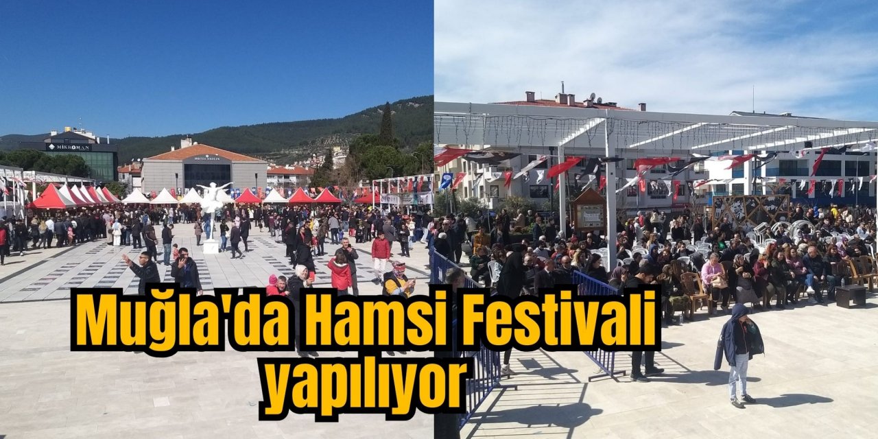 Muğla'da Hamsi Festivali yapılıyor