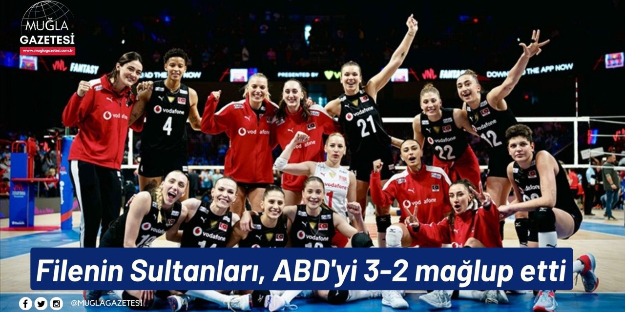 Filenin Sultanları, ABD'yi 3-2 mağlup etti