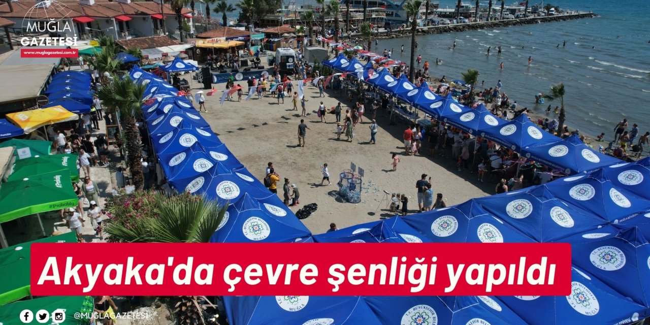 Akyaka'da çevre şenliği yapıldı