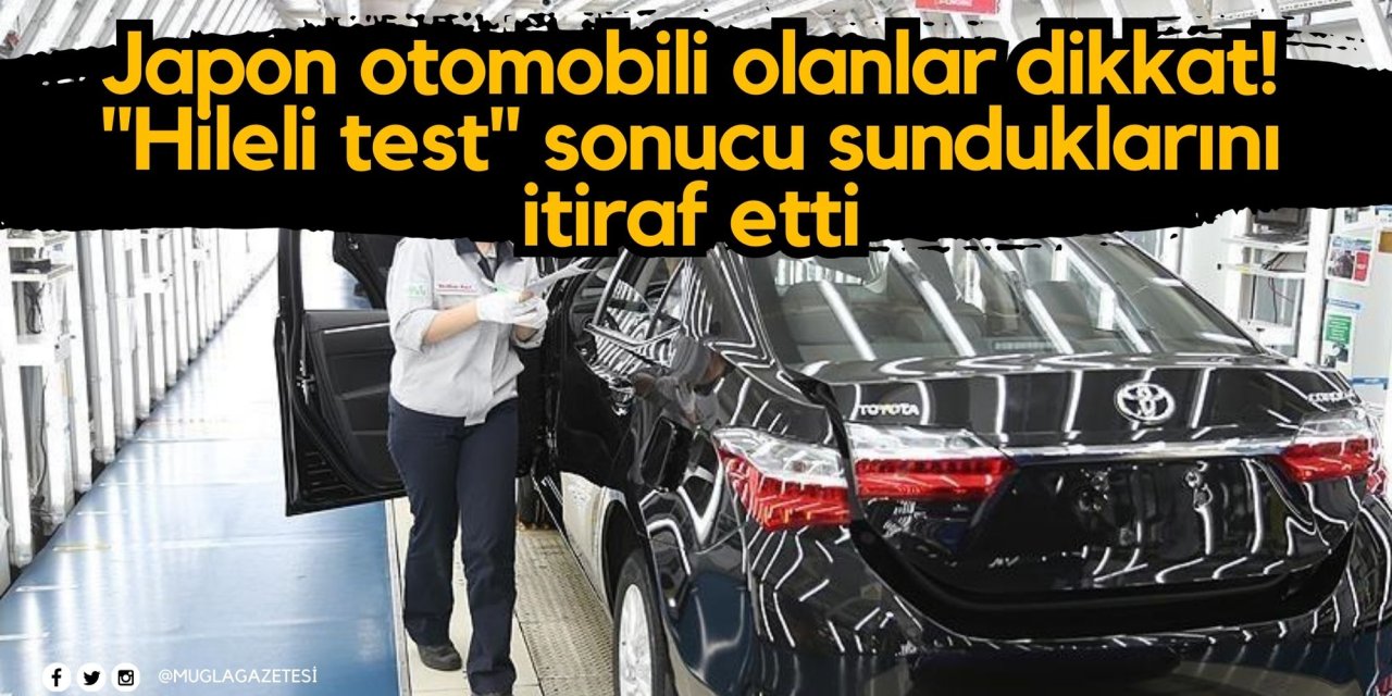 Japon otomobili olanlar dikkat! 