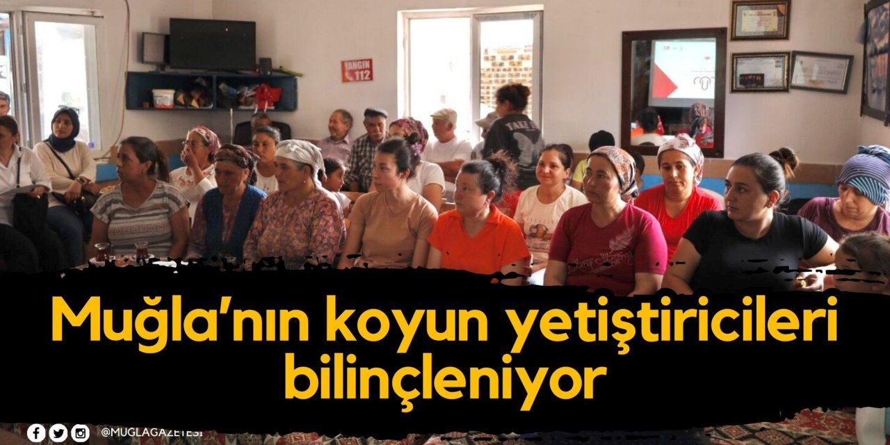 Muğla’nın koyun yetiştiricileri bilinçleniyor