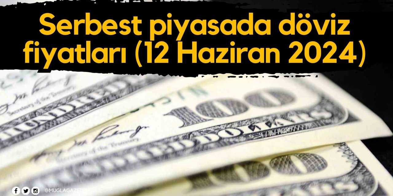Serbest piyasada döviz fiyatları (12 Haziran 2024)