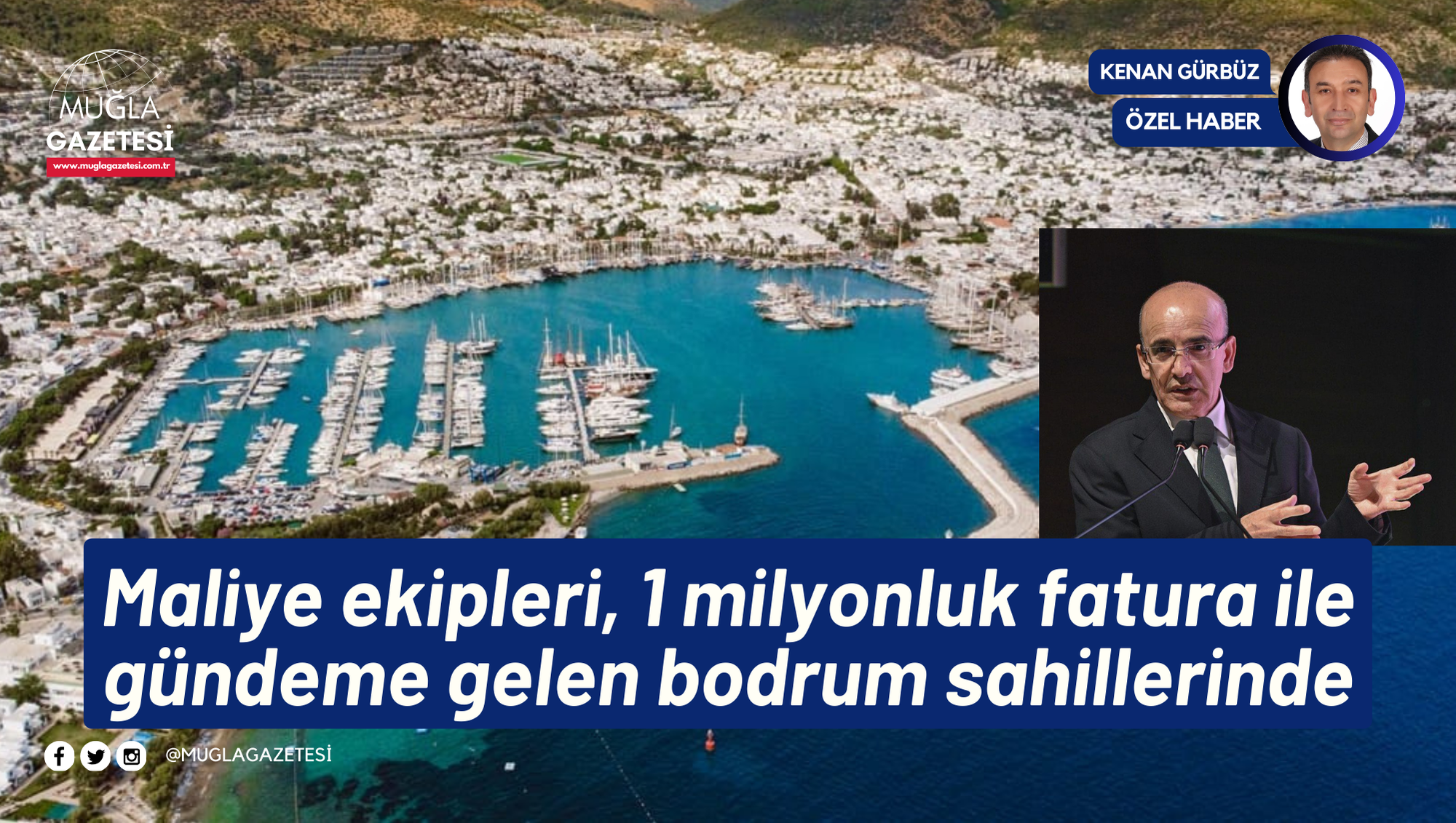 Maliye ekipleri, 1 milyonluk fatura ile gündeme gelen bodrum sahillerinde