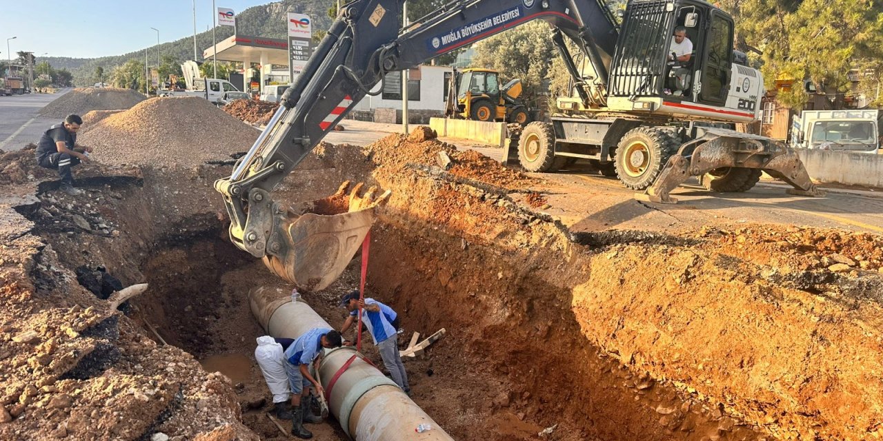 Bodrum’da arızalanan hatlara müdahale sürüyor