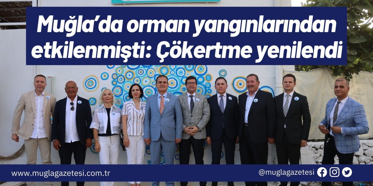 Muğla’da orman yangınlarından etkilenmişti: Çökertme yenilendi