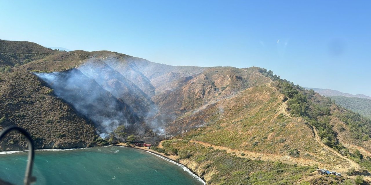 Marmaris Bördübet Yangını Kontrol Altında