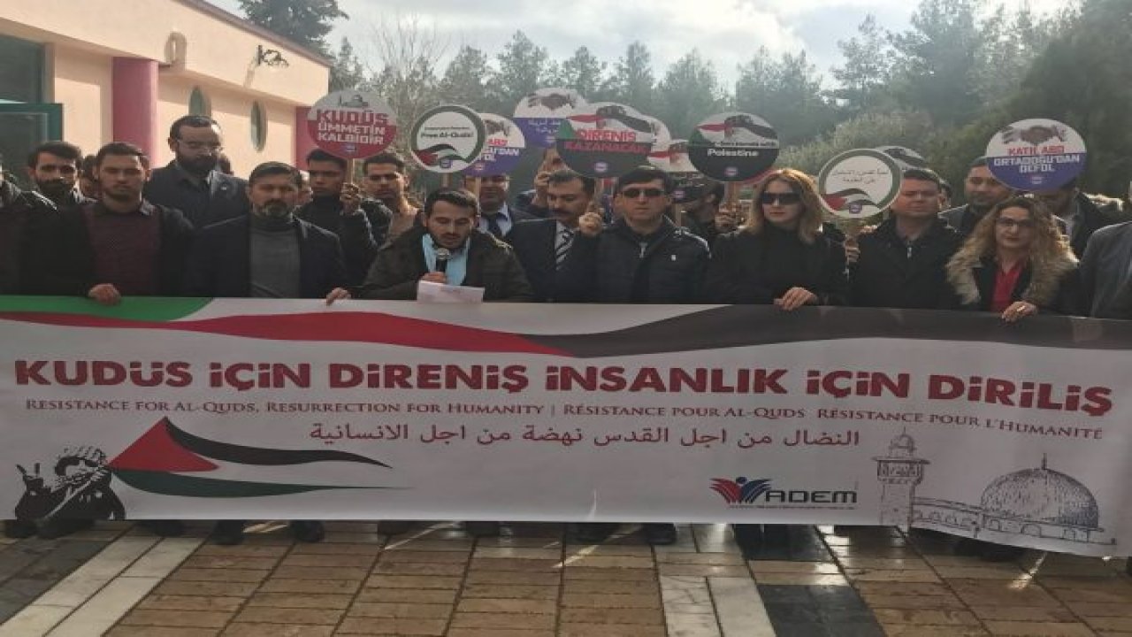 ADEM öğrencilerinden Kudüs tepkisi