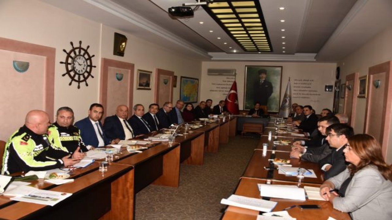 Kar ve Buzla Mücadele Koordinasyon Toplantısı Yapıldı