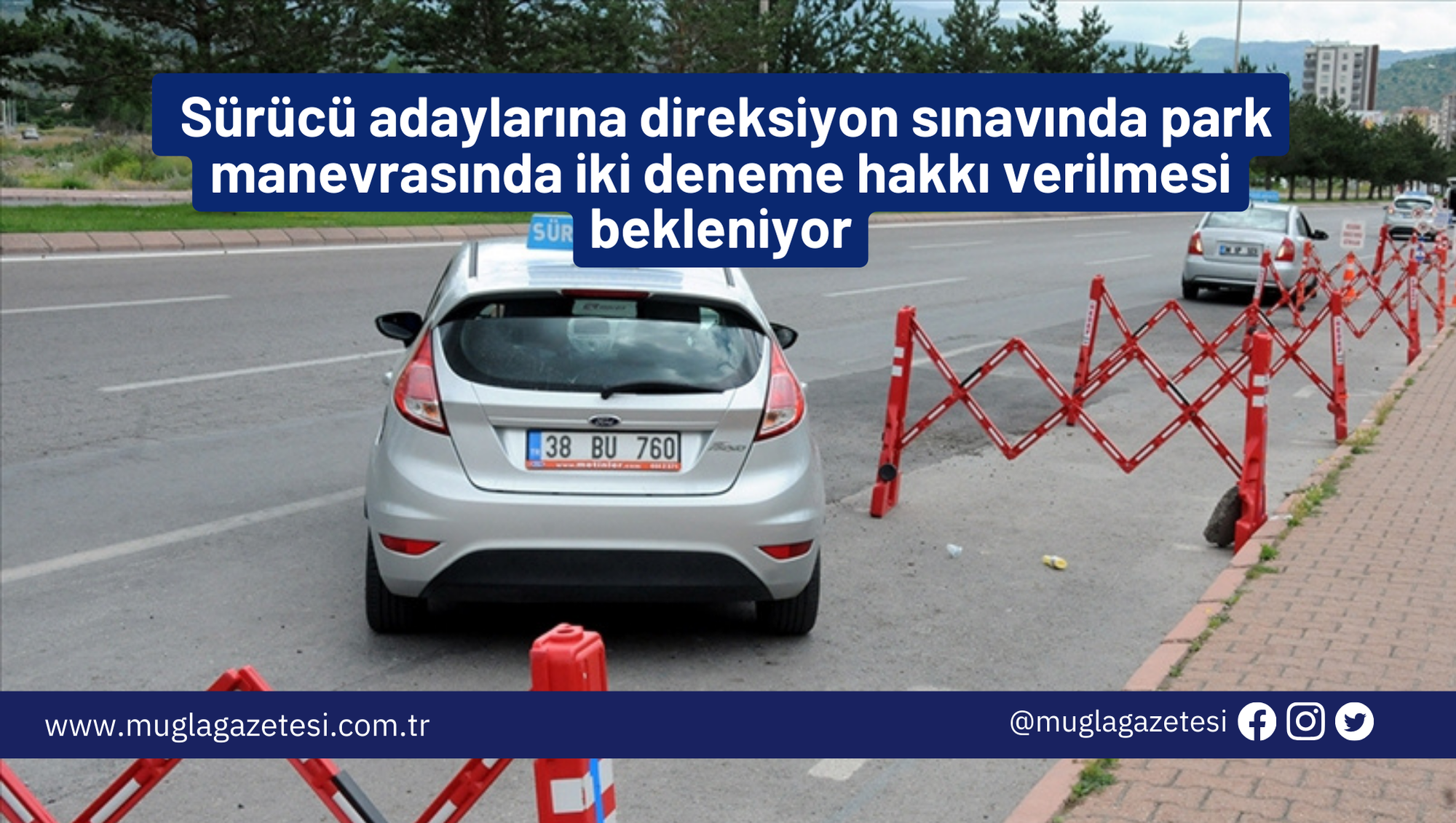 Sürücü adaylarına direksiyon sınavında park manevrasında iki deneme hakkı verilmesi bekleniyor