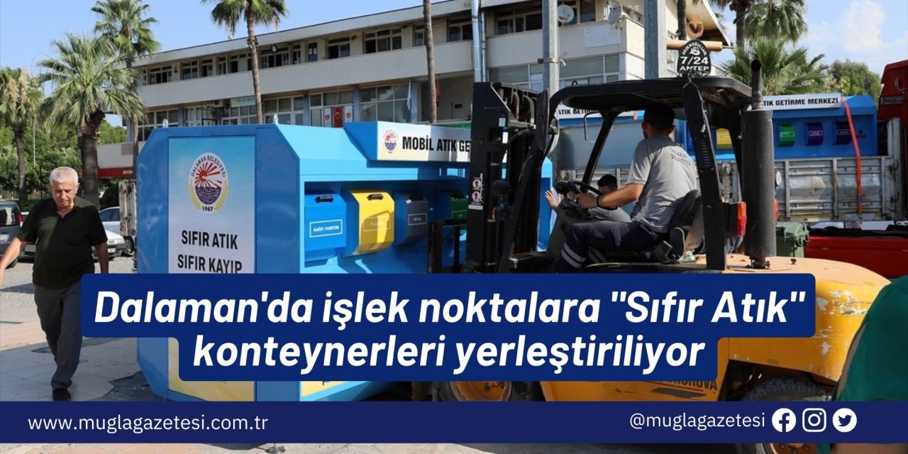Dalaman'da işlek noktalara 