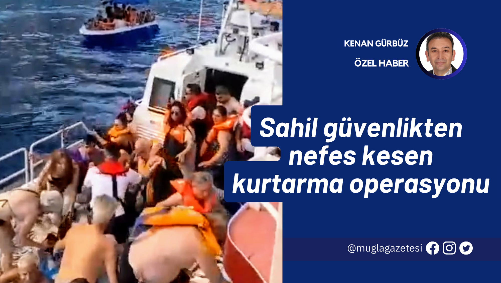 Sahil güvenlikten nefes kesen kurtarma operasyonu