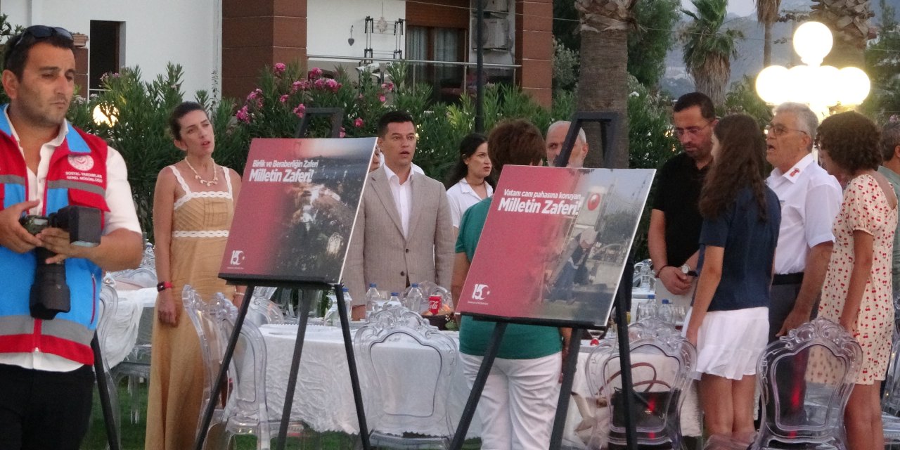 Marmaris'te 15 Temmuz şehitleri anısına yemek programı düzenlendi