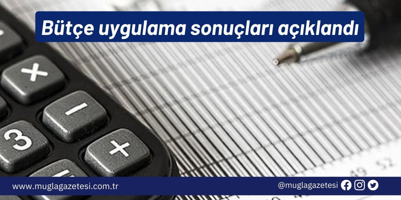 Bütçe uygulama sonuçları açıklandı