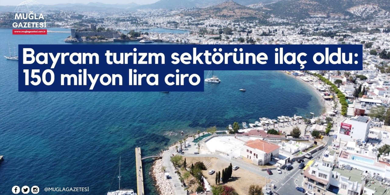 Bayram turizm sektörüne ilaç oldu: 150 milyon lira ciro