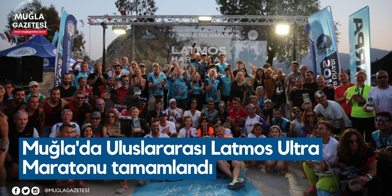 Muğla'da Uluslararası Latmos Ultra Maratonu tamamlandı