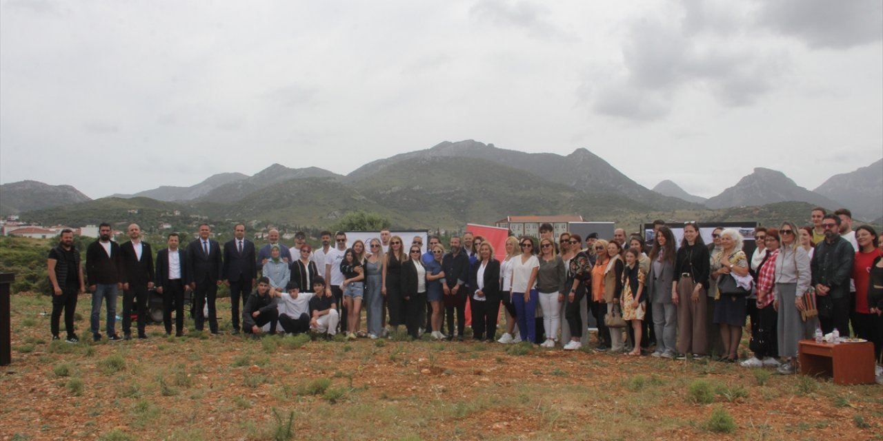 Datça Çocuk Evleri Sitesi'nin temsili temel atma töreni düzenlendi