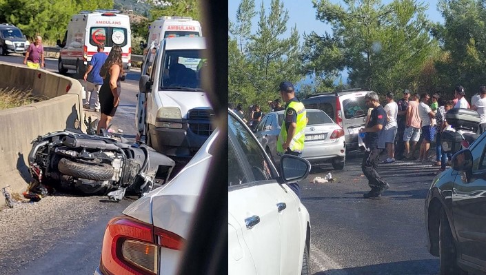 Zincirleme kaza: 1 ölü, 6 yaralı