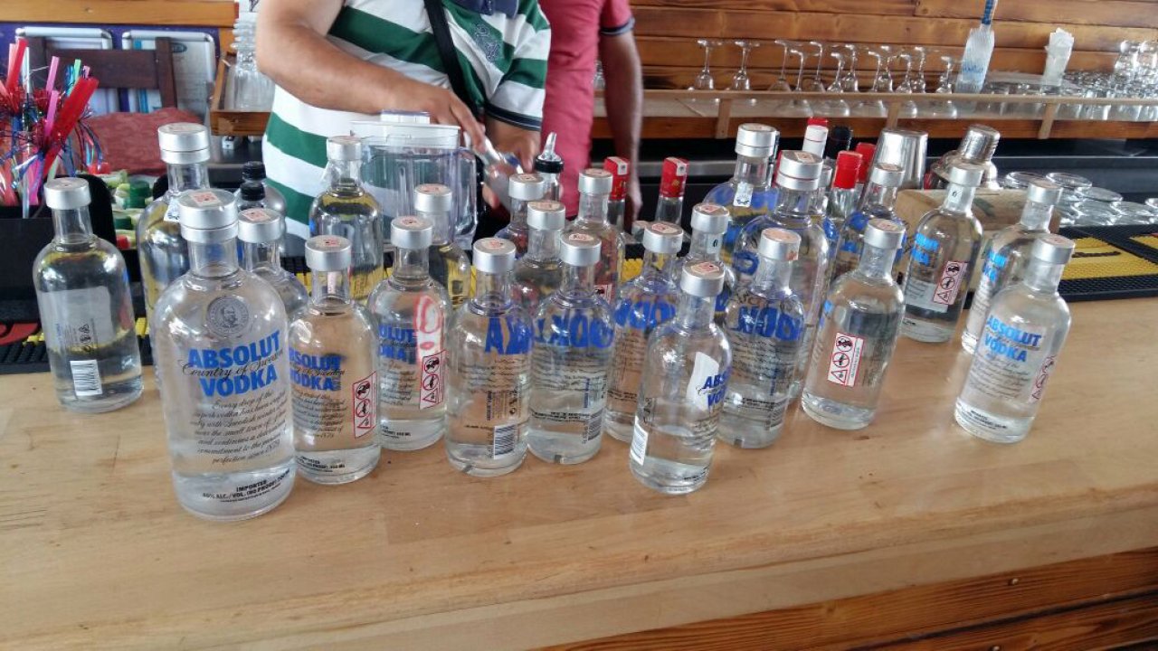 Bodrum'da Sahte Votka Operasyonu