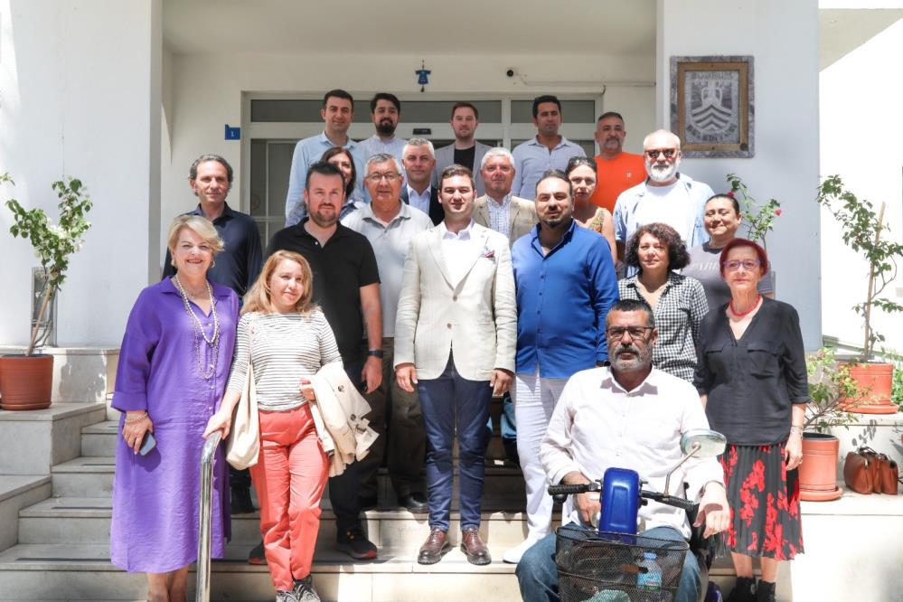 Bodrum Gazeteciler Cemiyeti'nden Tamer Mandalinci'ye Hayırlı Olsun Ziyareti