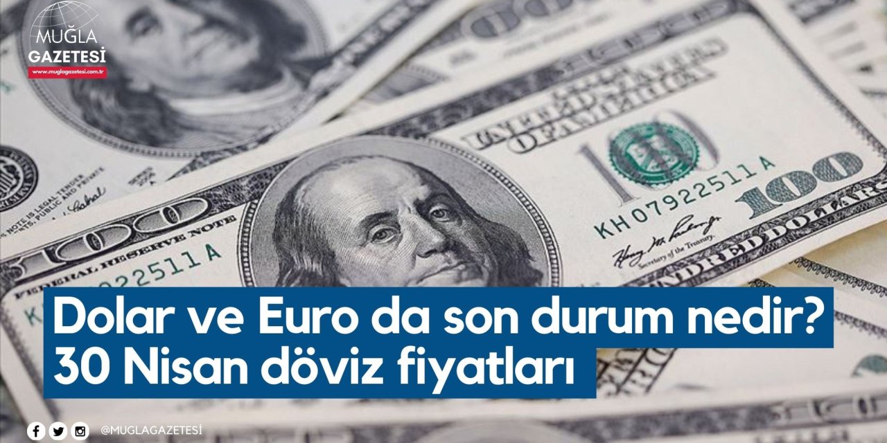 Dolar ve Euro da son durum nedir? 30 Nisan döviz fiyatları